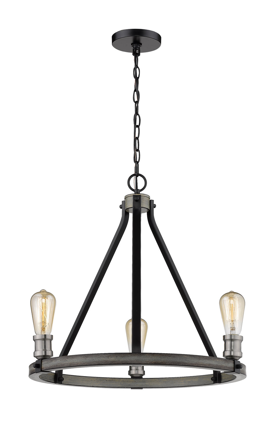 Lustre Kirkland Bardeau gris cendré, 20" – Z-Lite