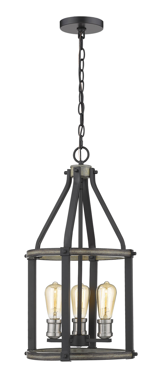 Lustre Kirkland Bardeau gris cendré, 12" – Z-Lite