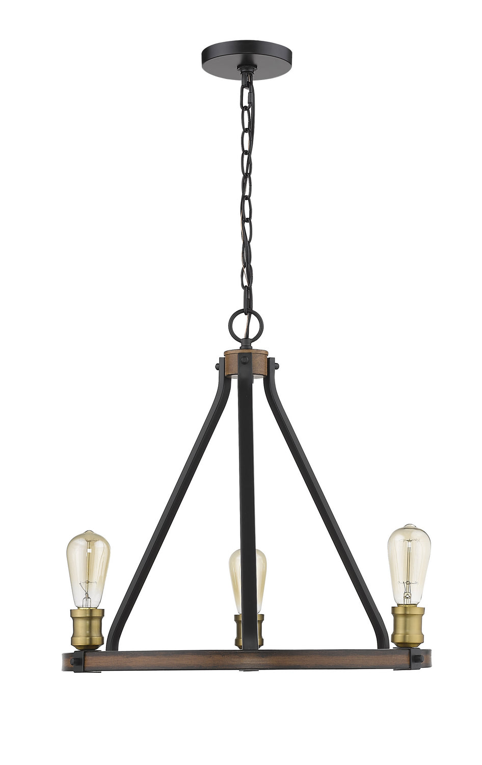 Lustre Kirkland Acajou rustique, 20" – vue 5