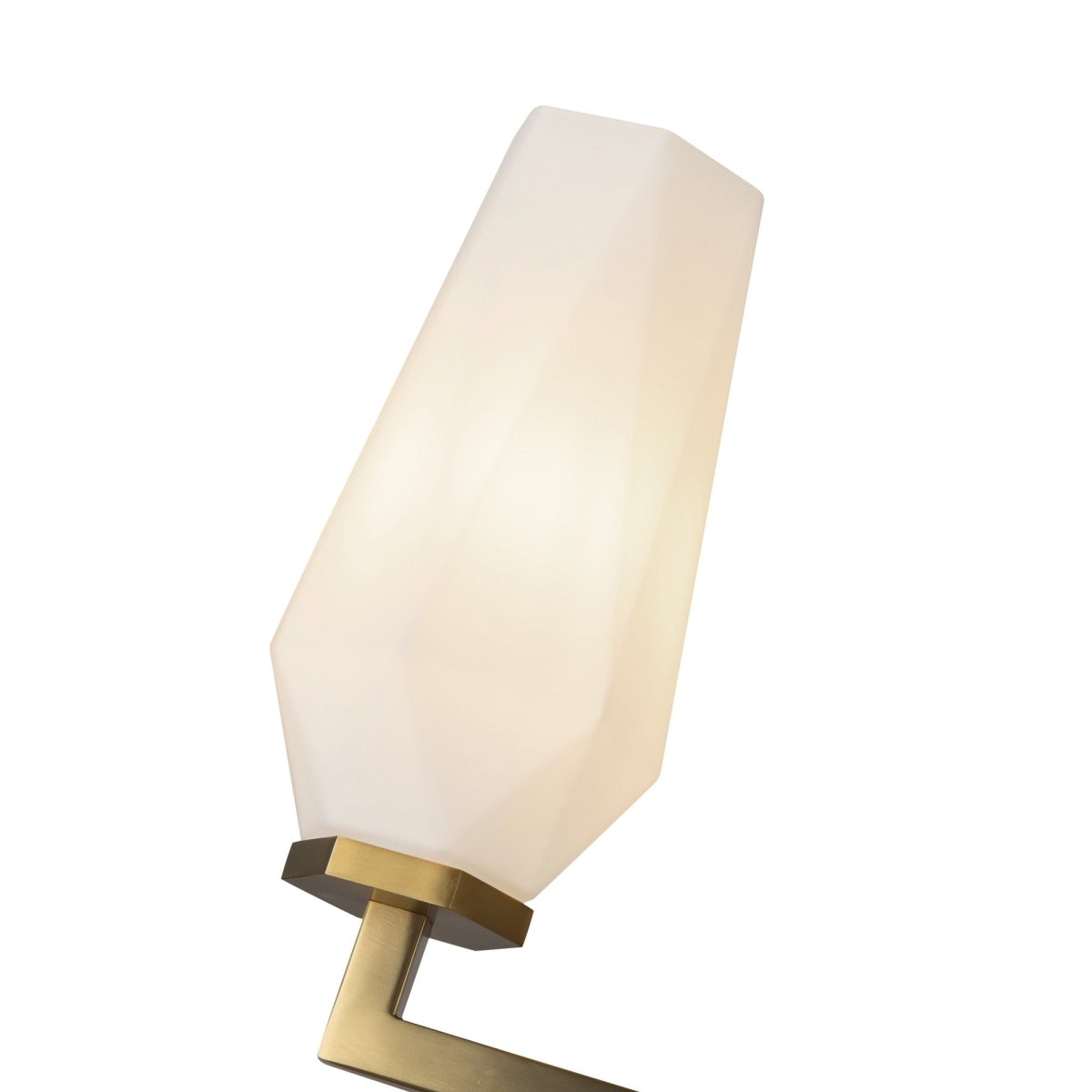 Chandelier Krysta - Gold - or / Verre d'Opale by Alora Lighting | Luminaires & cie