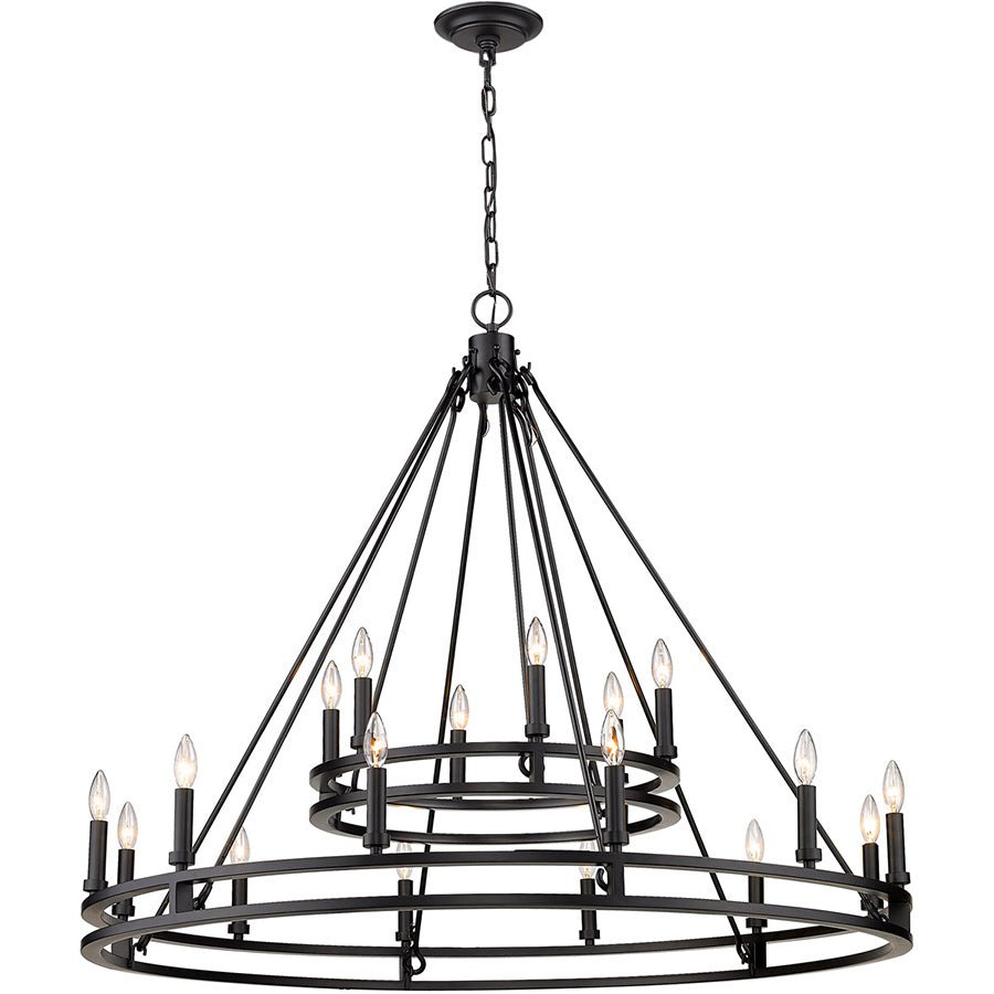 Chandelier Large Dennison - 47 3/4" 2 - étages by Z - Lite | Luminaires & cie