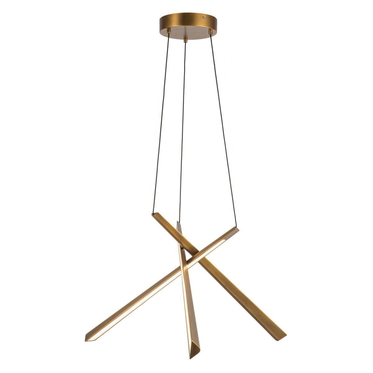 Chandelier Lex - Laiton vintage by Kuzco Lighting | Luminaires & cie