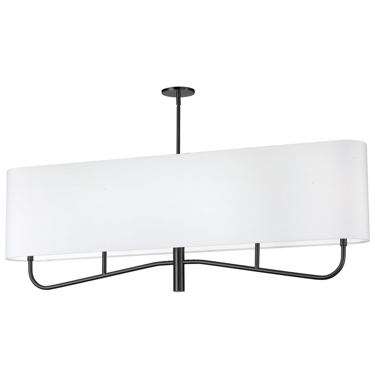 Suspension linéaire Eleanor Noir mat, Blanc – Dainolite