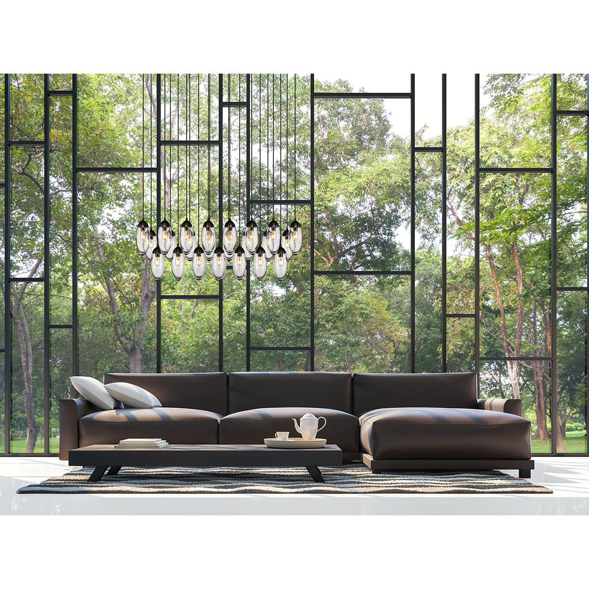 Chandelier linéaire Arden