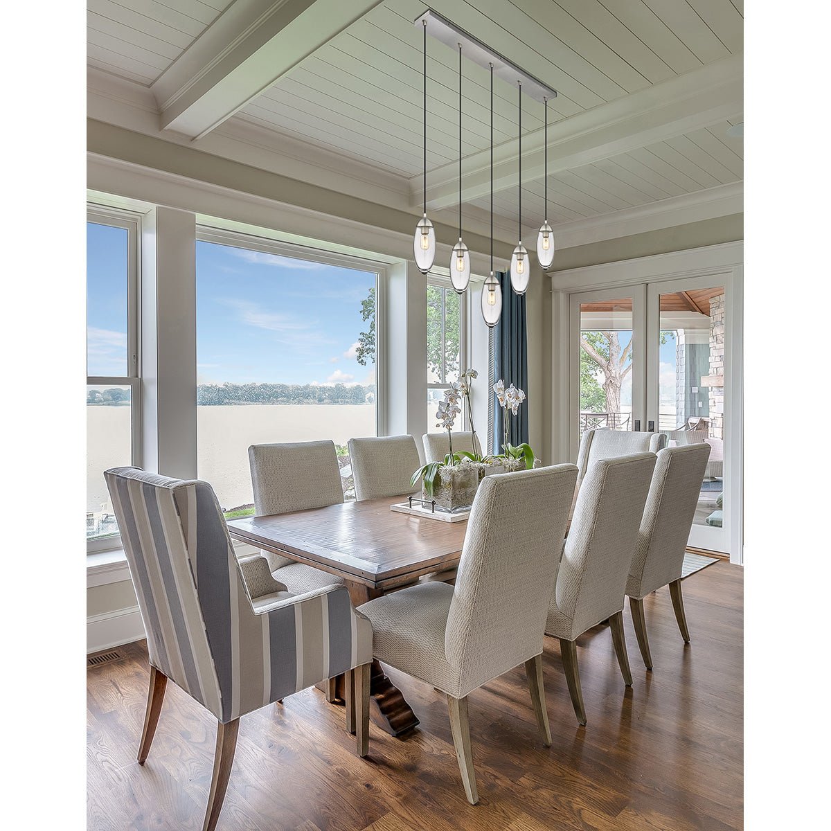 Chandelier linéaire Arden
