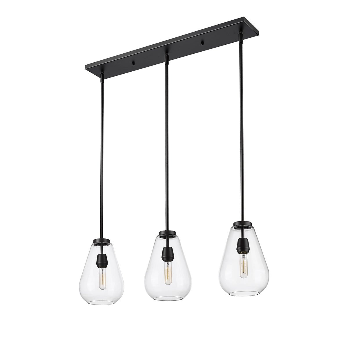Chandelier linéaire Ayra
