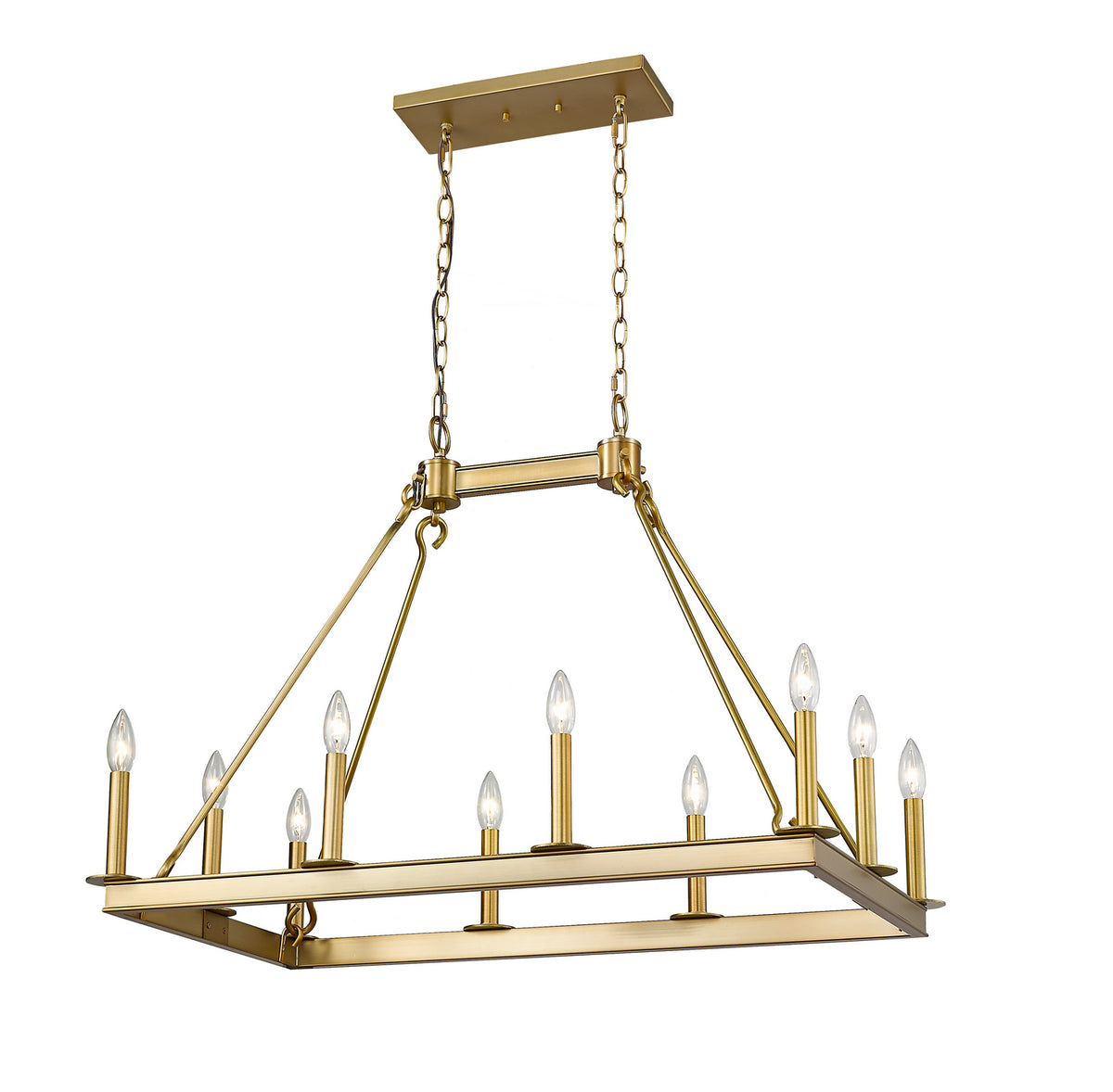 Lustre linéaire Barclay nombre ampoules 10 – Z-Lite