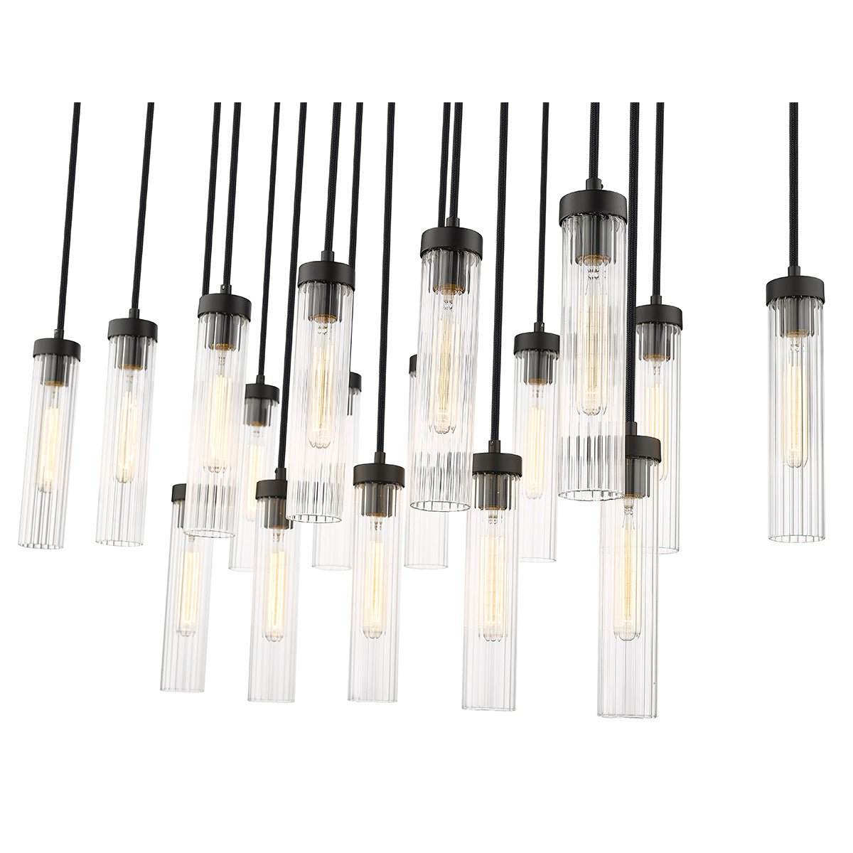 Chandelier linéaire Beau