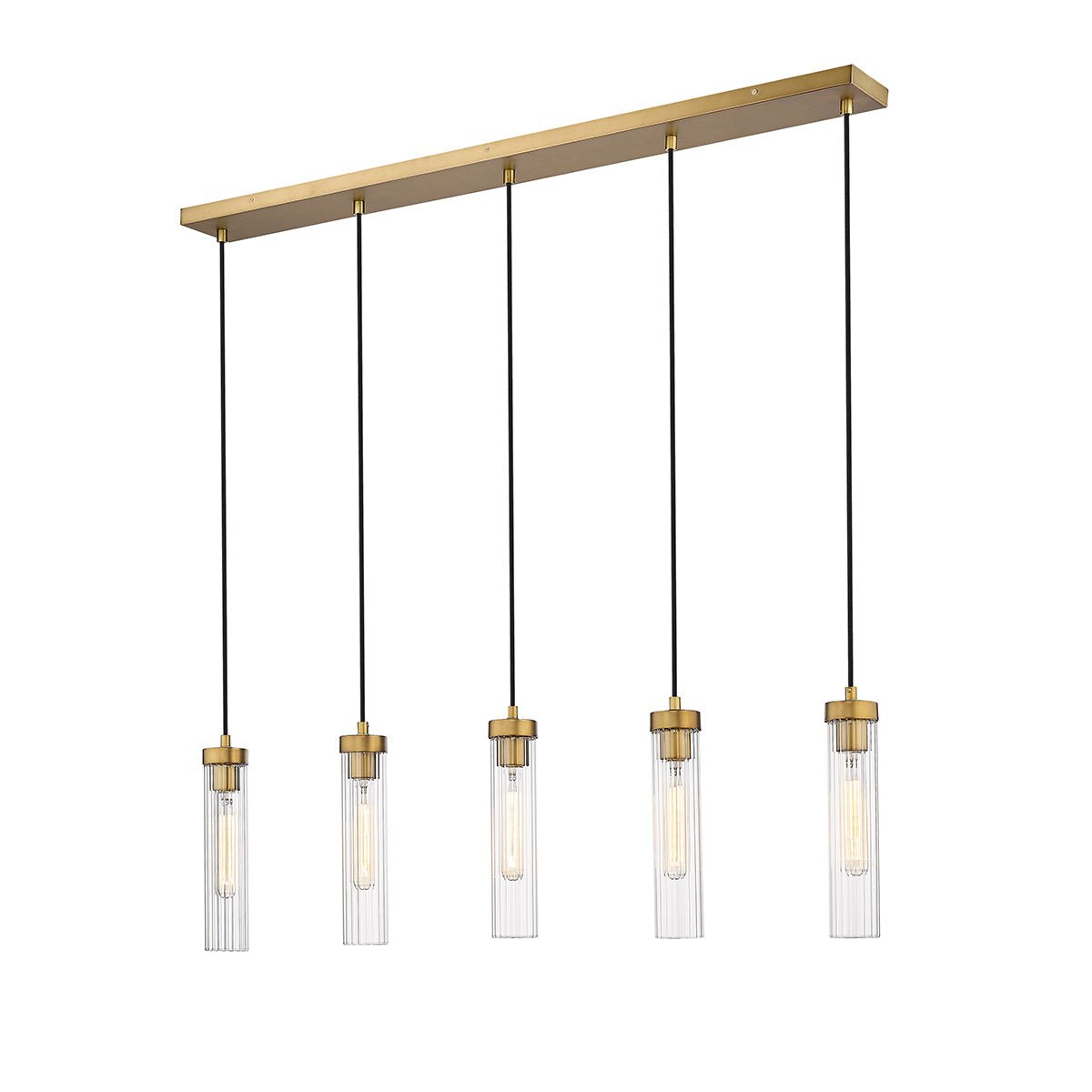 Chandelier linéaire Beau