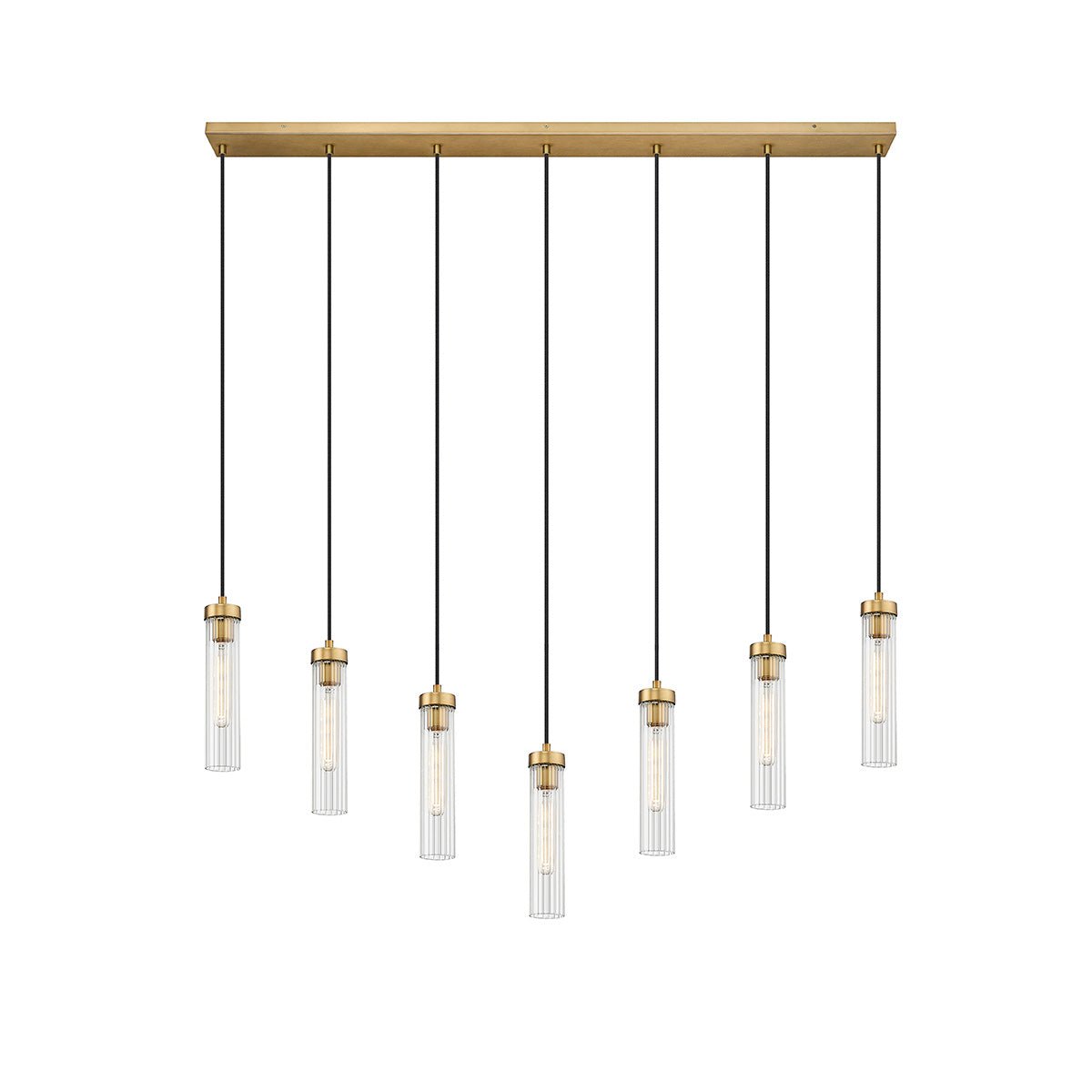 Chandelier linéaire Beau