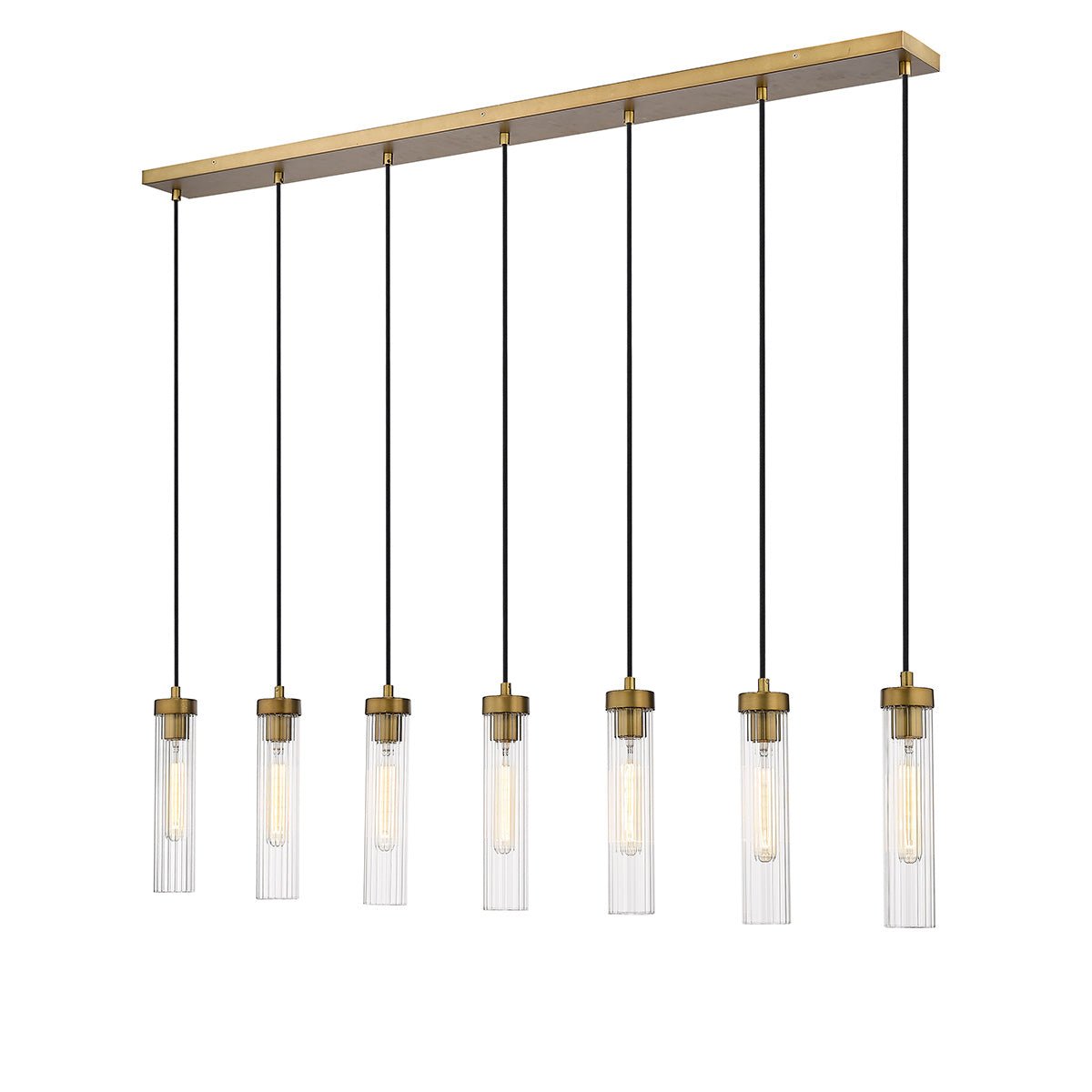 Chandelier linéaire Beau