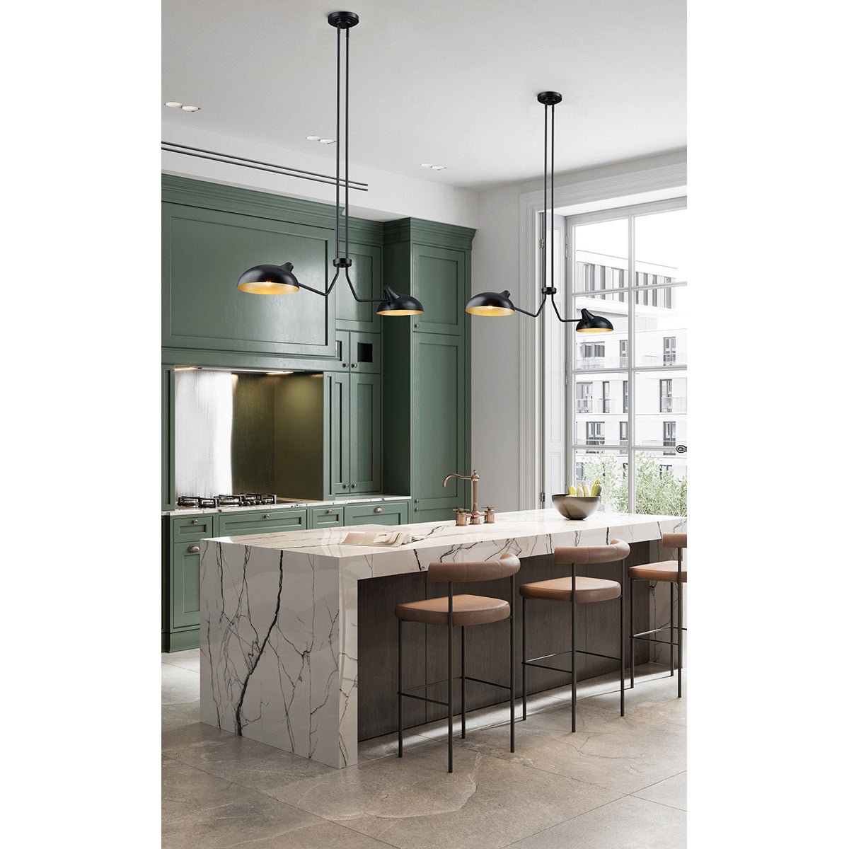 Chandelier linéaire Bellamy