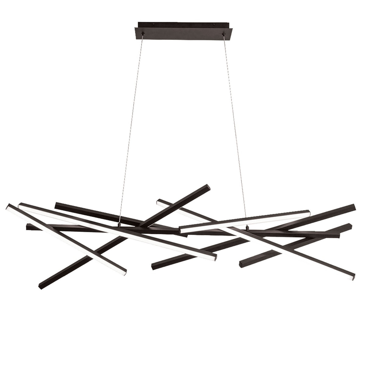Suspension linéaire Carly Noir mat – Dainolite