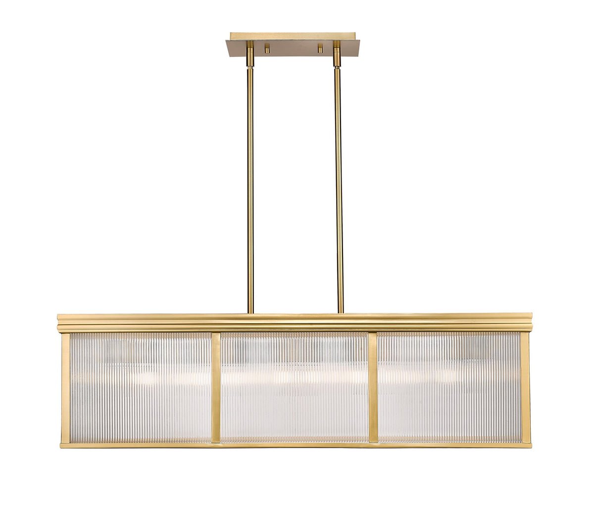 Suspension linéaire Carnaby Or moderne – Z-Lite