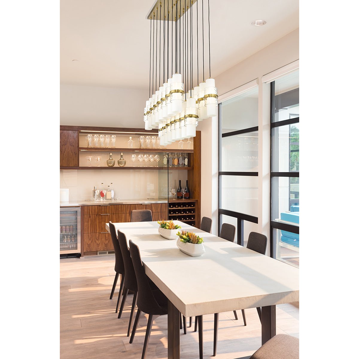 Chandelier linéaire Cayden