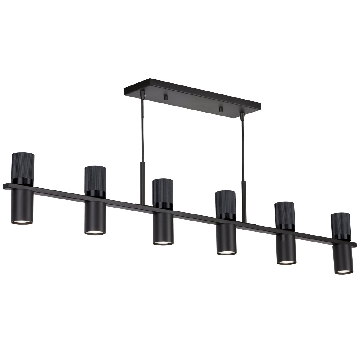 Chandelier linéaire Cerelia - Noir mat by Dainolite | Luminaires & cie