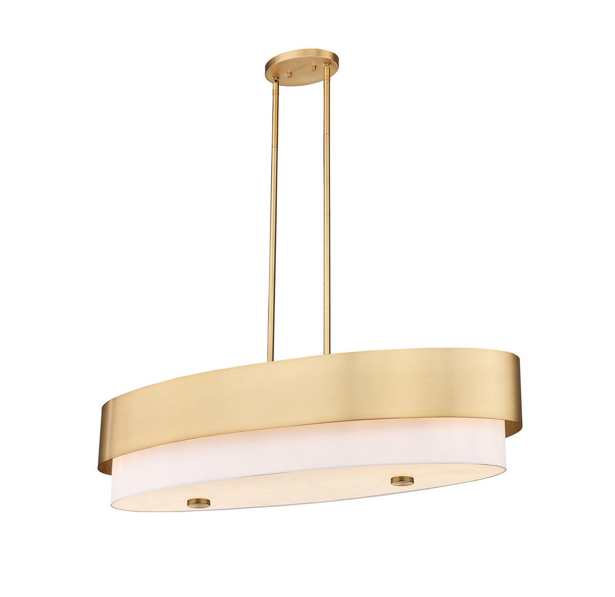 Suspension linéaire Counterpoint Or moderne – Z-Lite