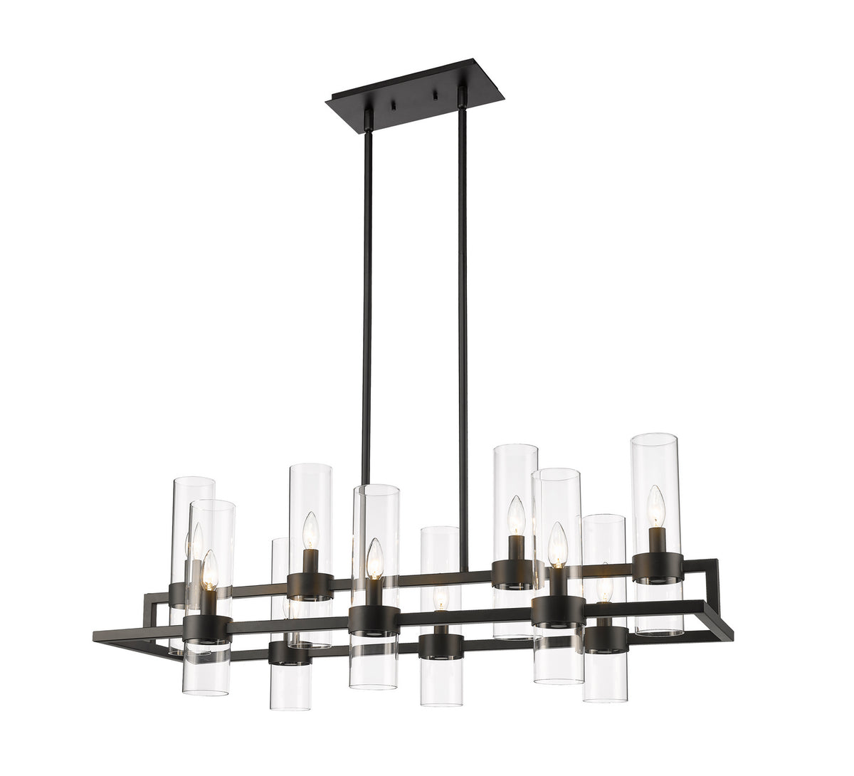 Suspension linéaire Datus Noir mat – Z-Lite