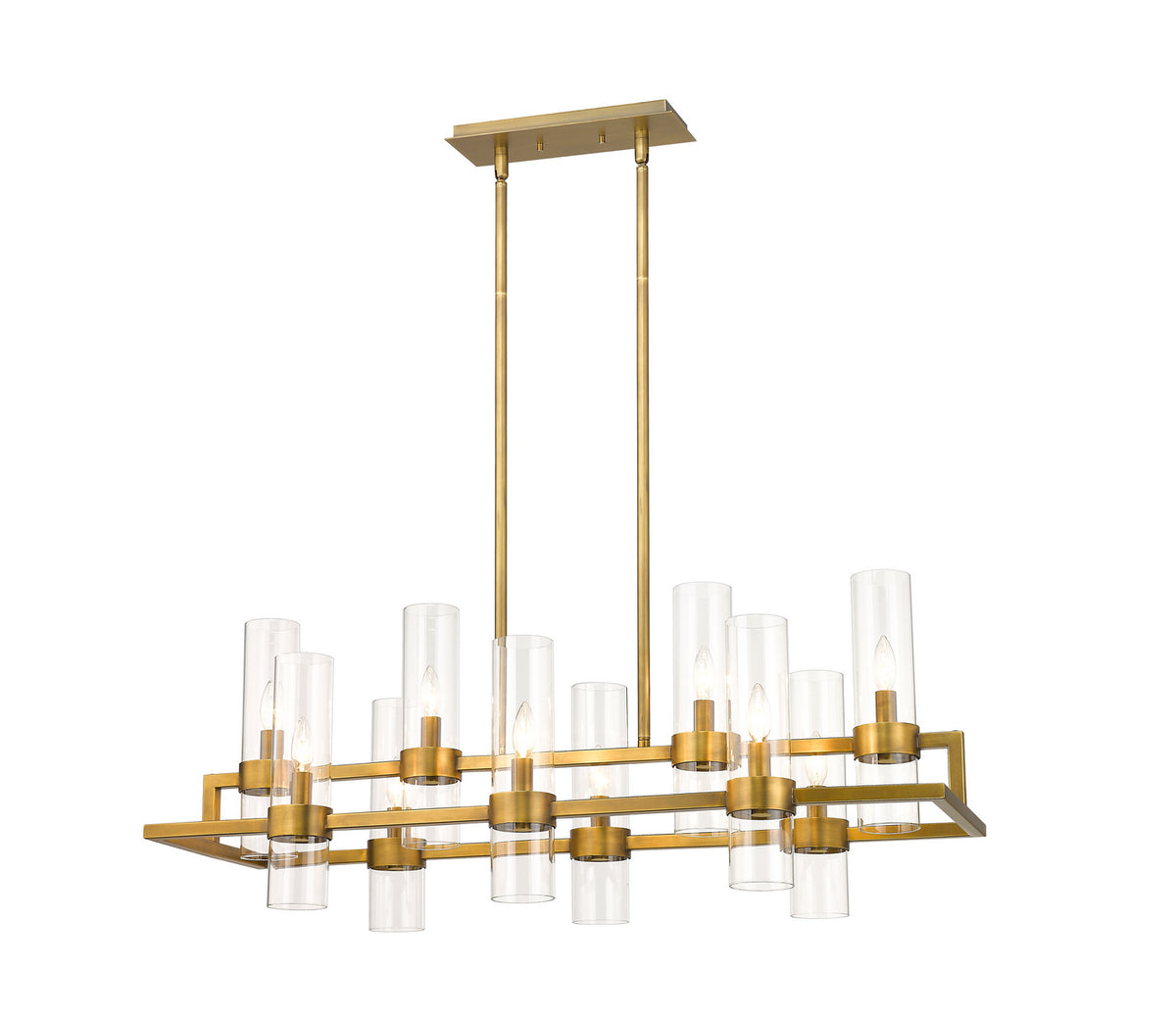 Suspension linéaire Datus Laiton frotté – Z-Lite