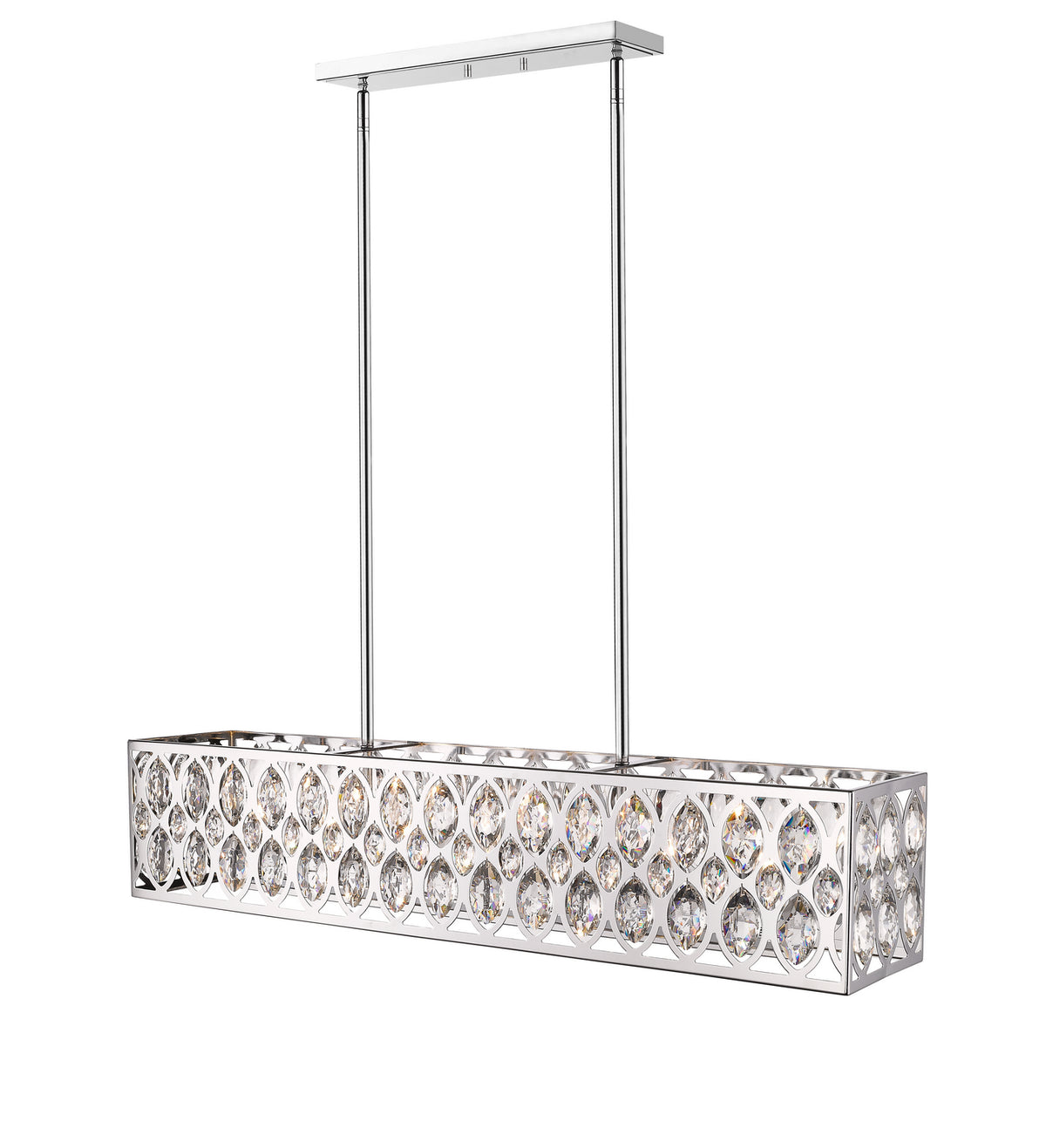 Suspension linéaire Dealey Chrome – vue 4
