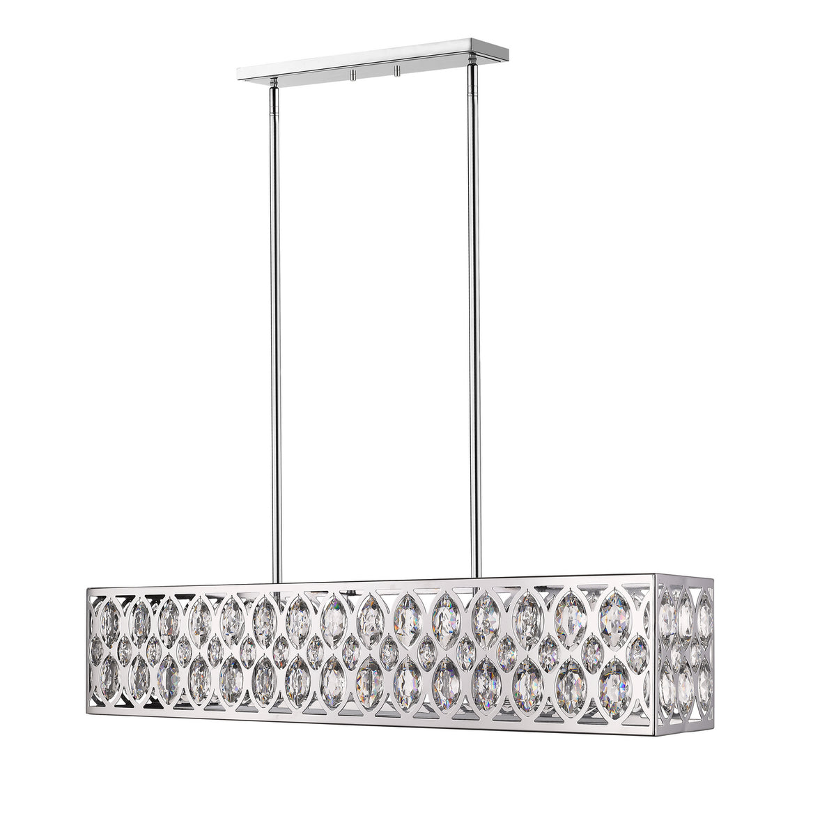 Suspension linéaire Dealey Chrome – vue 5