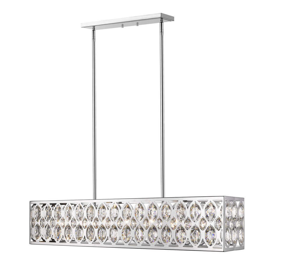 Suspension linéaire Dealey Chrome – Z-Lite