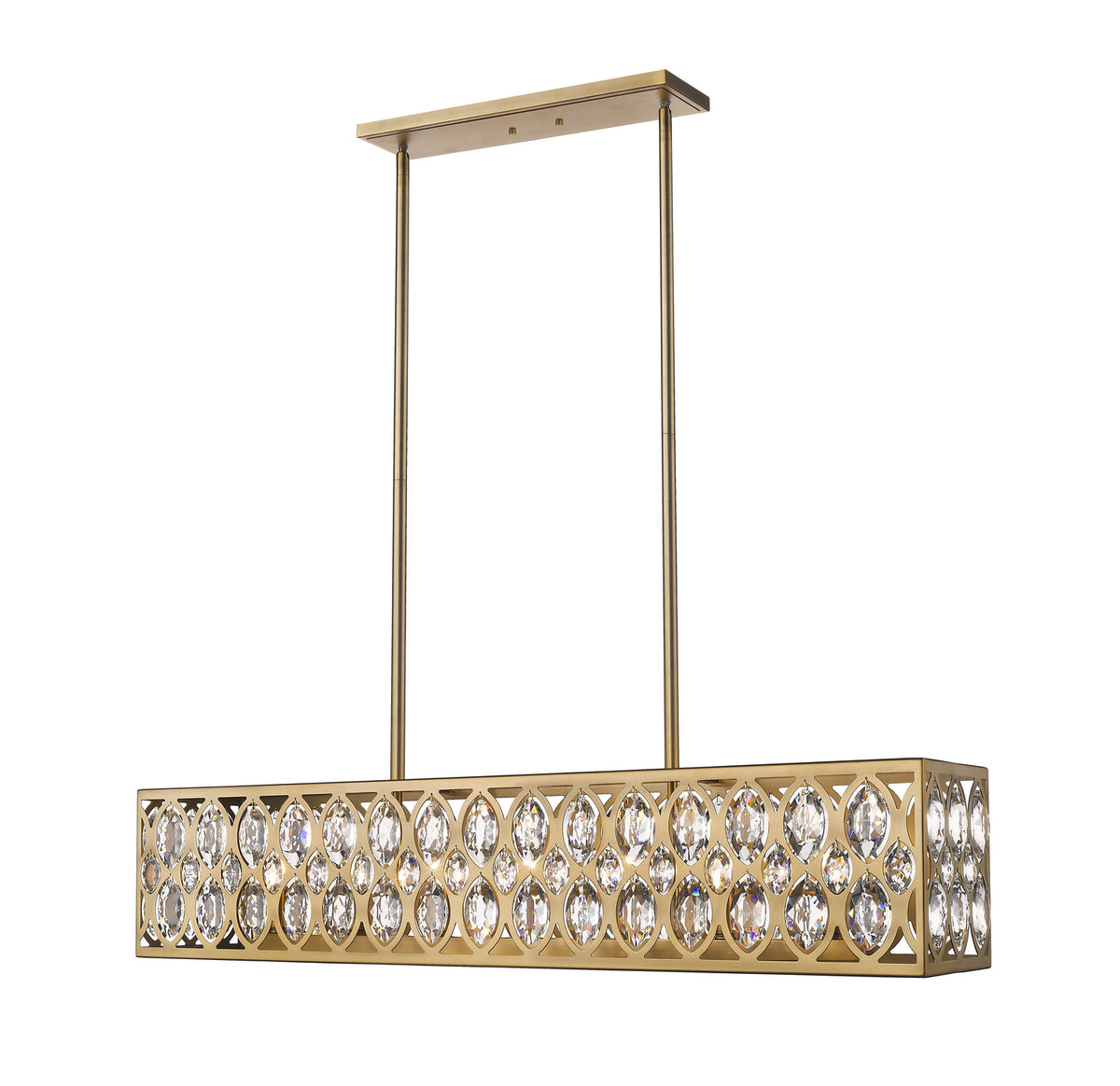Suspension linéaire Dealey Laiton héritage – Z-Lite