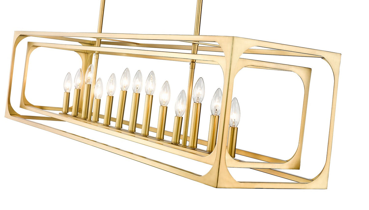Suspension linéaire Easton Laiton frotté, nombre ampoules 13 – vue 5