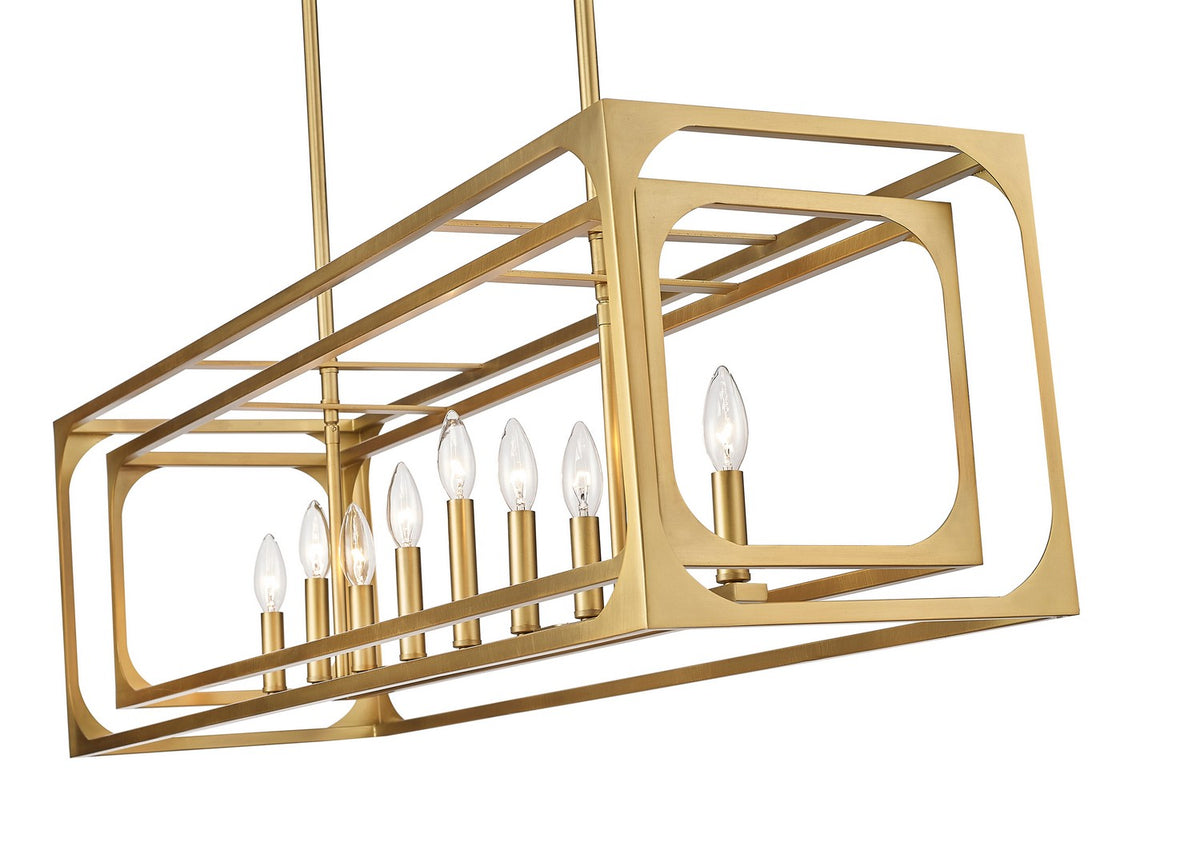 Suspension linéaire Easton Laiton frotté, nombre ampoules 9 – vue 5