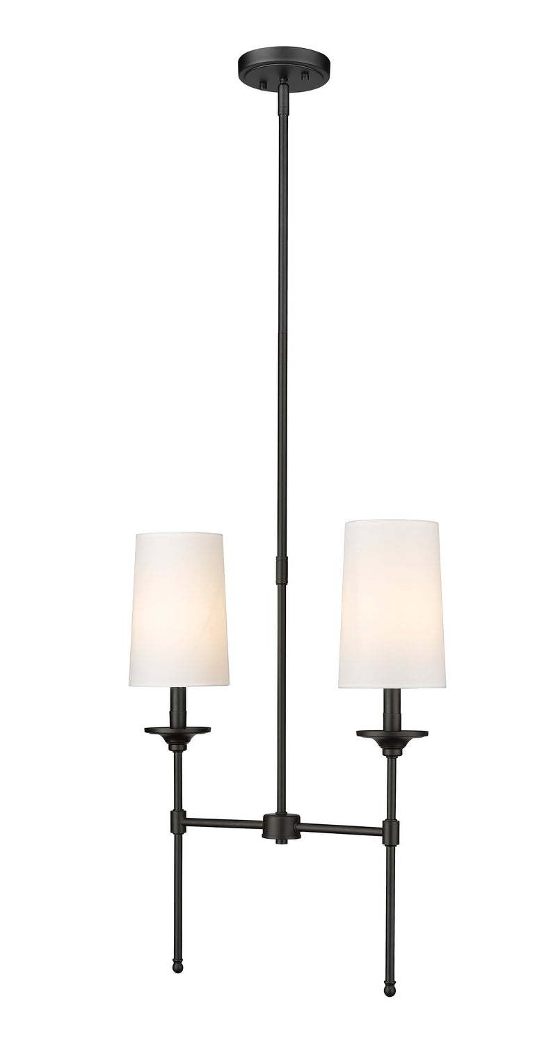 Lustre linéaire Emily Noir mat – Z-Lite