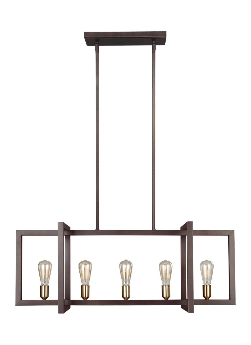 Chandelier linéaire Finnegan - 40" by Visual Comfort Studio | Luminaires & cie