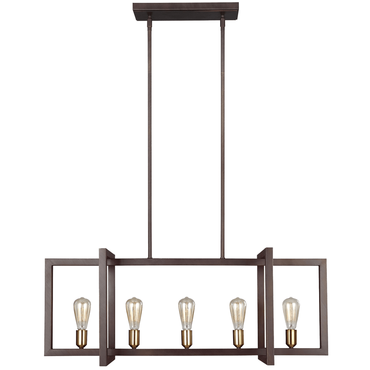 Chandelier linéaire Finnegan - 40" by Visual Comfort Studio | Luminaires & cie