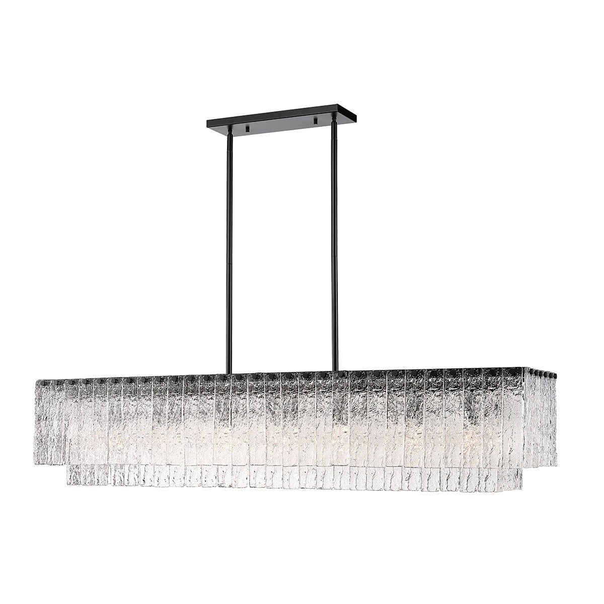 Chandelier linéaire Glacier