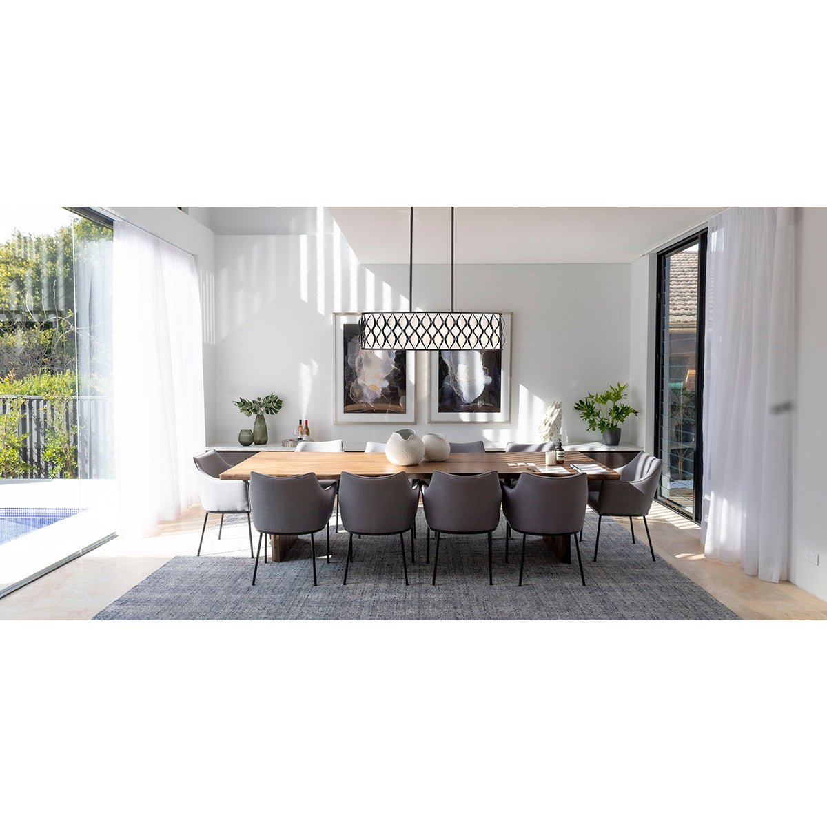 Chandelier linéaire Harden