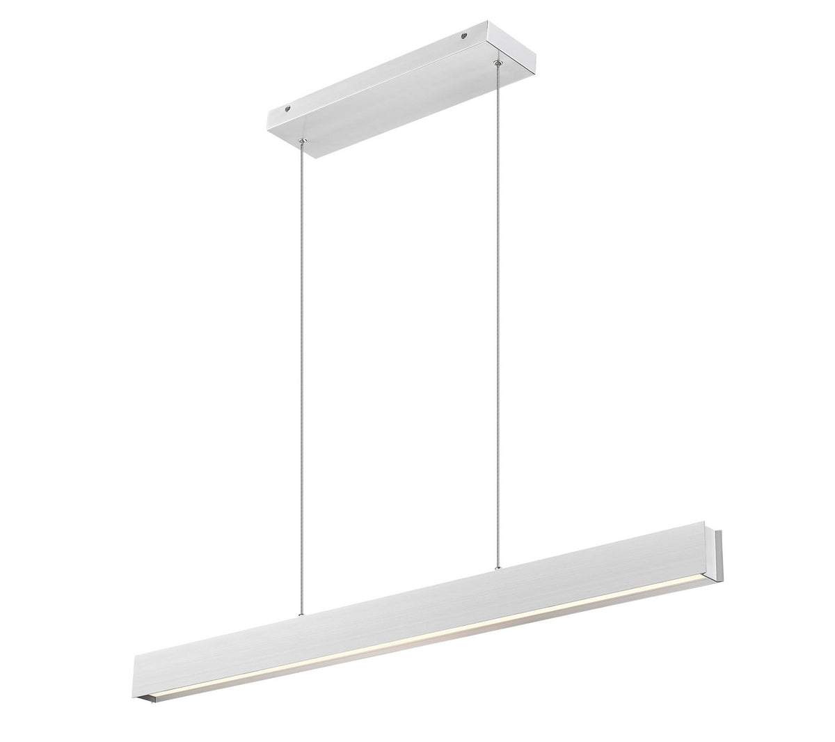 Suspension linéaire Hudson Nickel brossé, 45" – Z-Lite