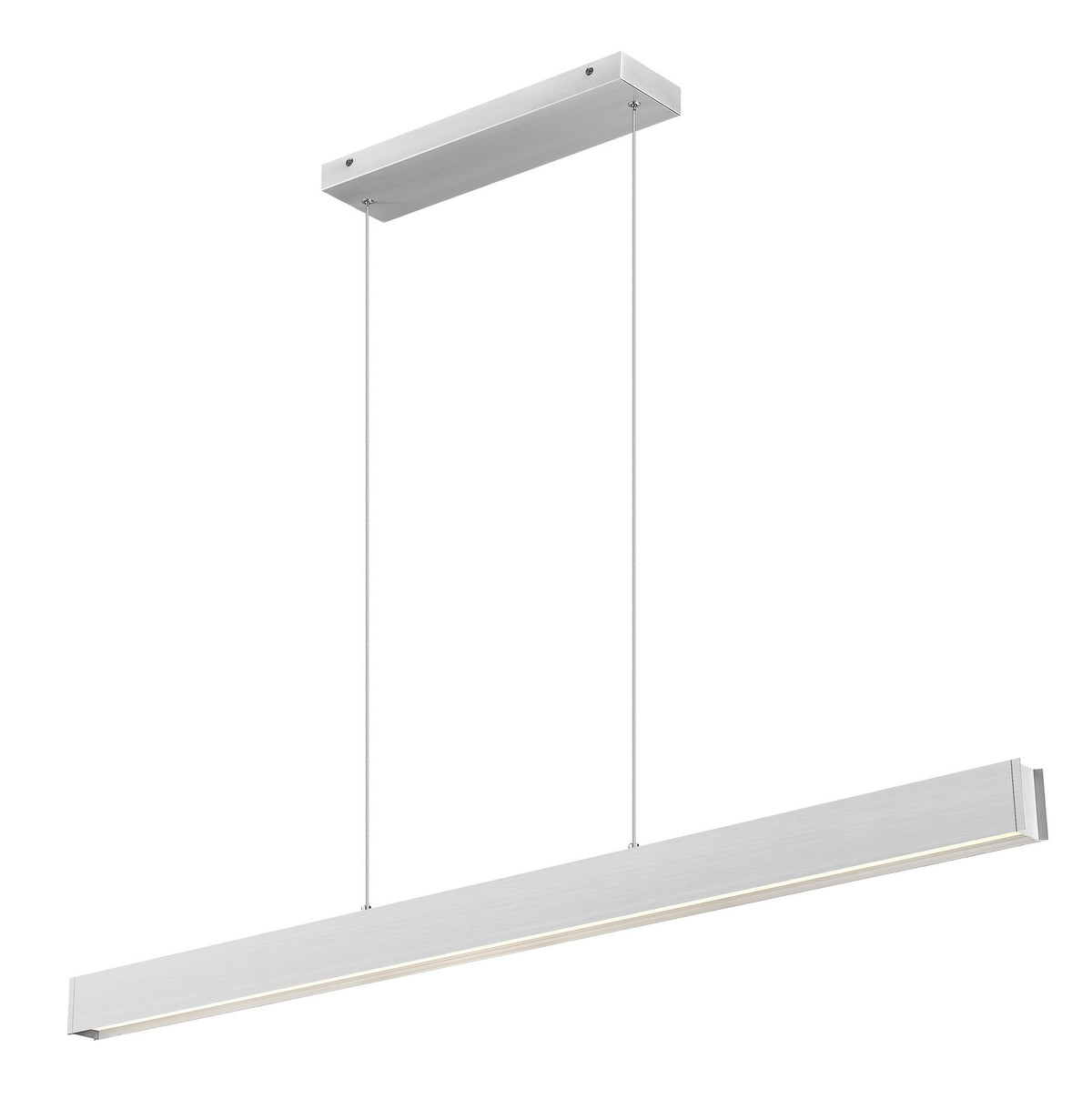 Suspension linéaire Hudson Nickel brossé, 55" – Z-Lite