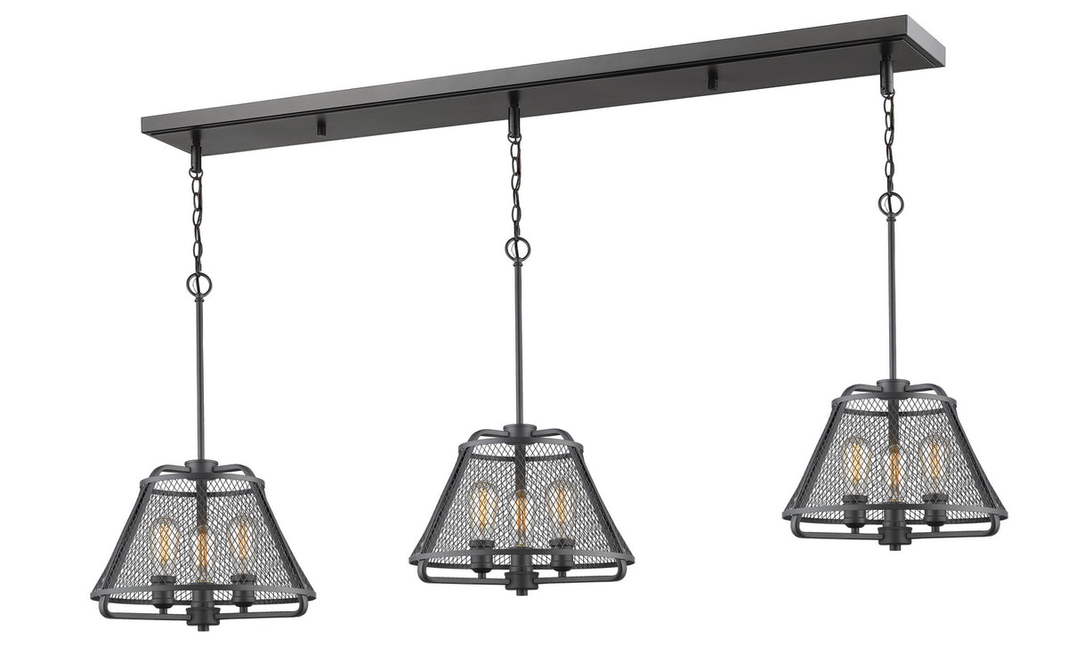 Suspension linéaire Iuka Bronze – Z-Lite