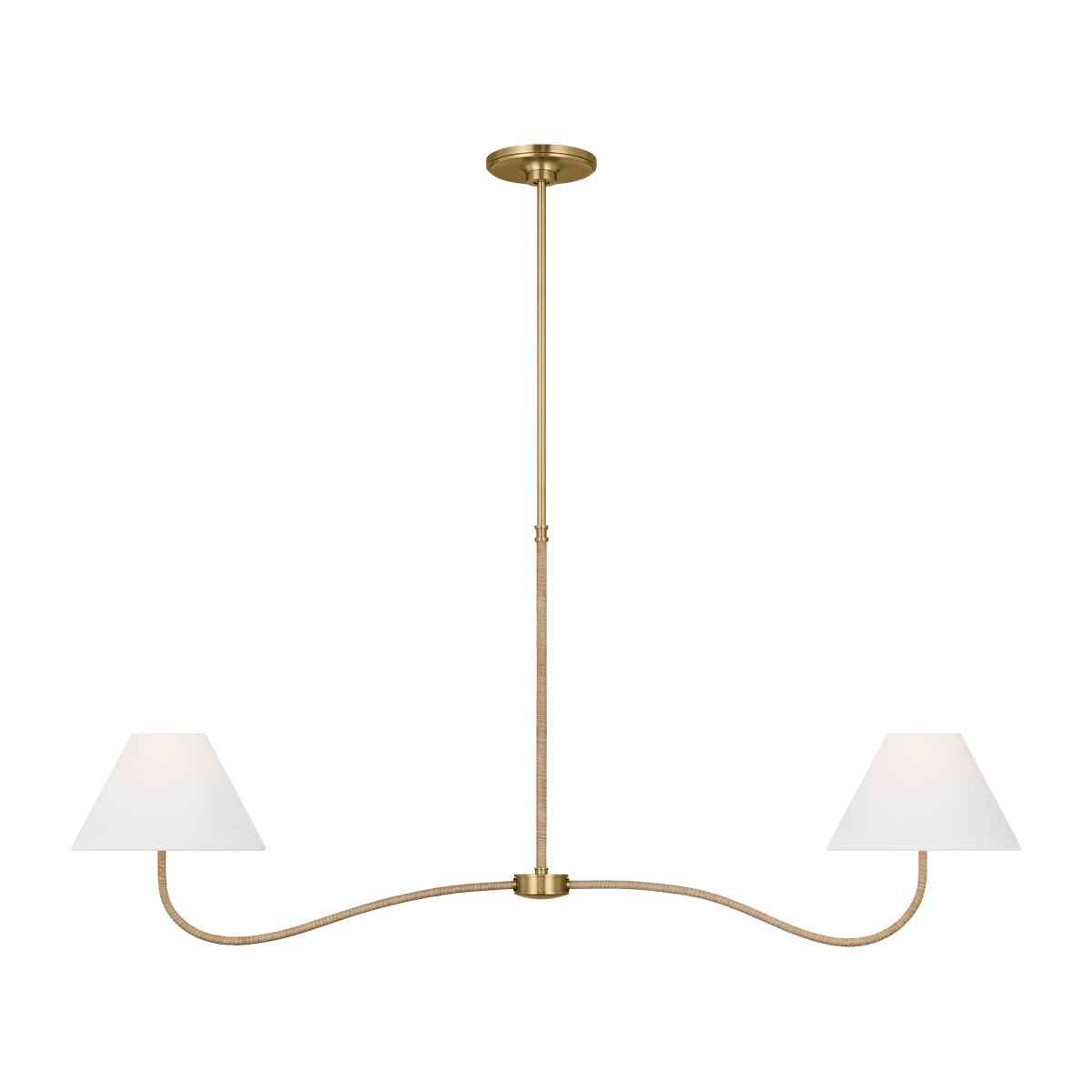 Chandelier linéaire Laguna - by Visual Comfort Studio | Luminaires & cie