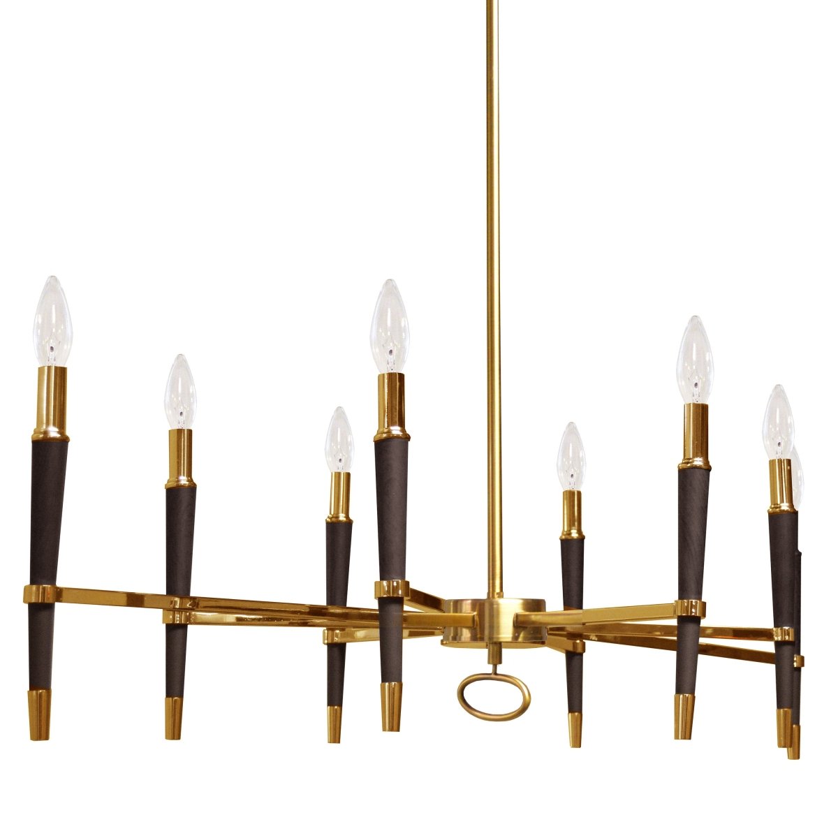 Chandelier linéaire Langford - Sans abat - jour by Dainolite | Luminaires & cie