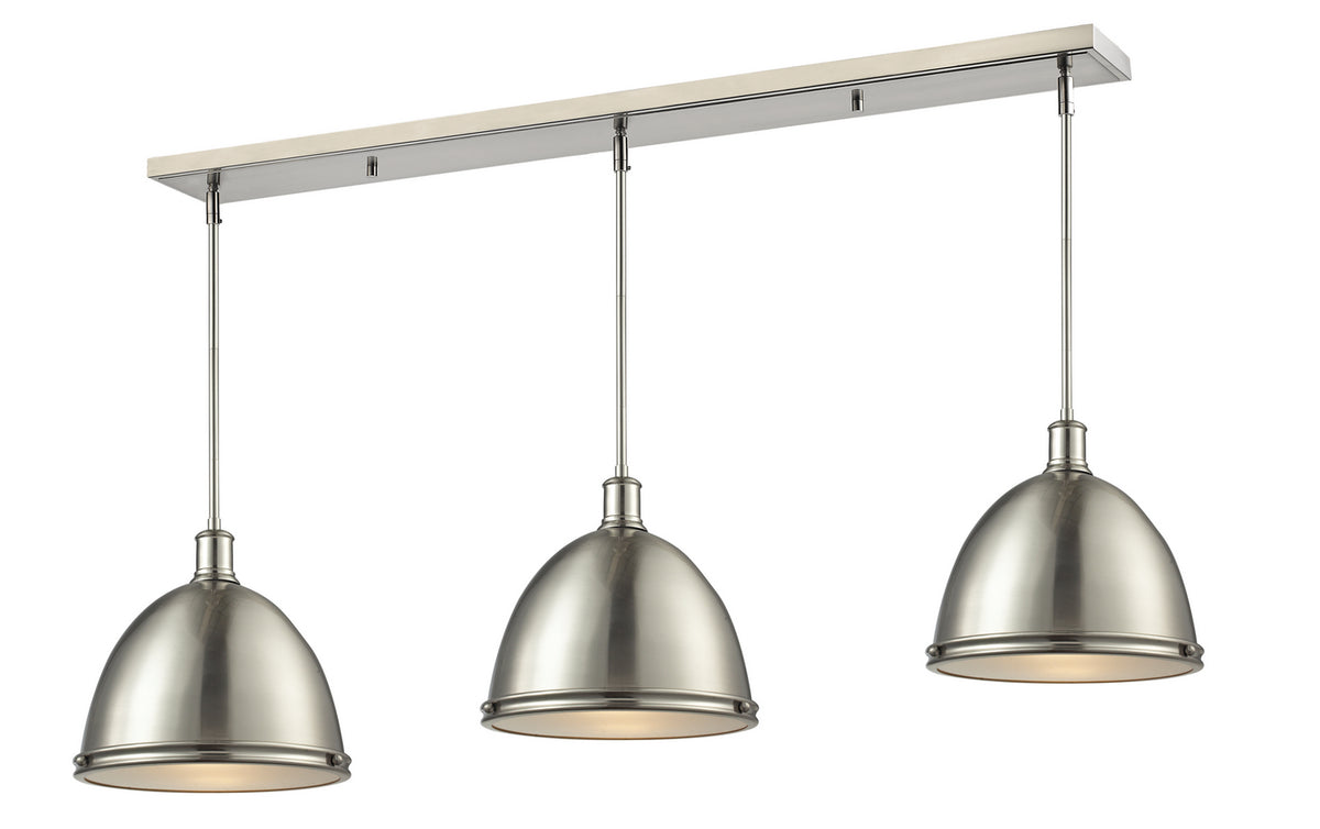 Suspension linéaire Mason Nickel brossé, Nickel brossé, 13" – Z-Lite