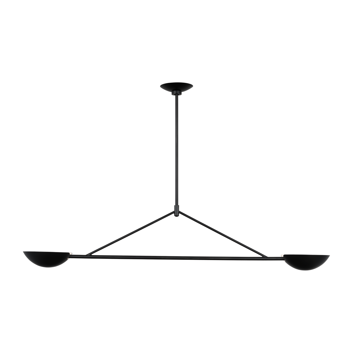 Chandelier linéaire Nevel - by Visual Comfort Studio | Luminaires & cie