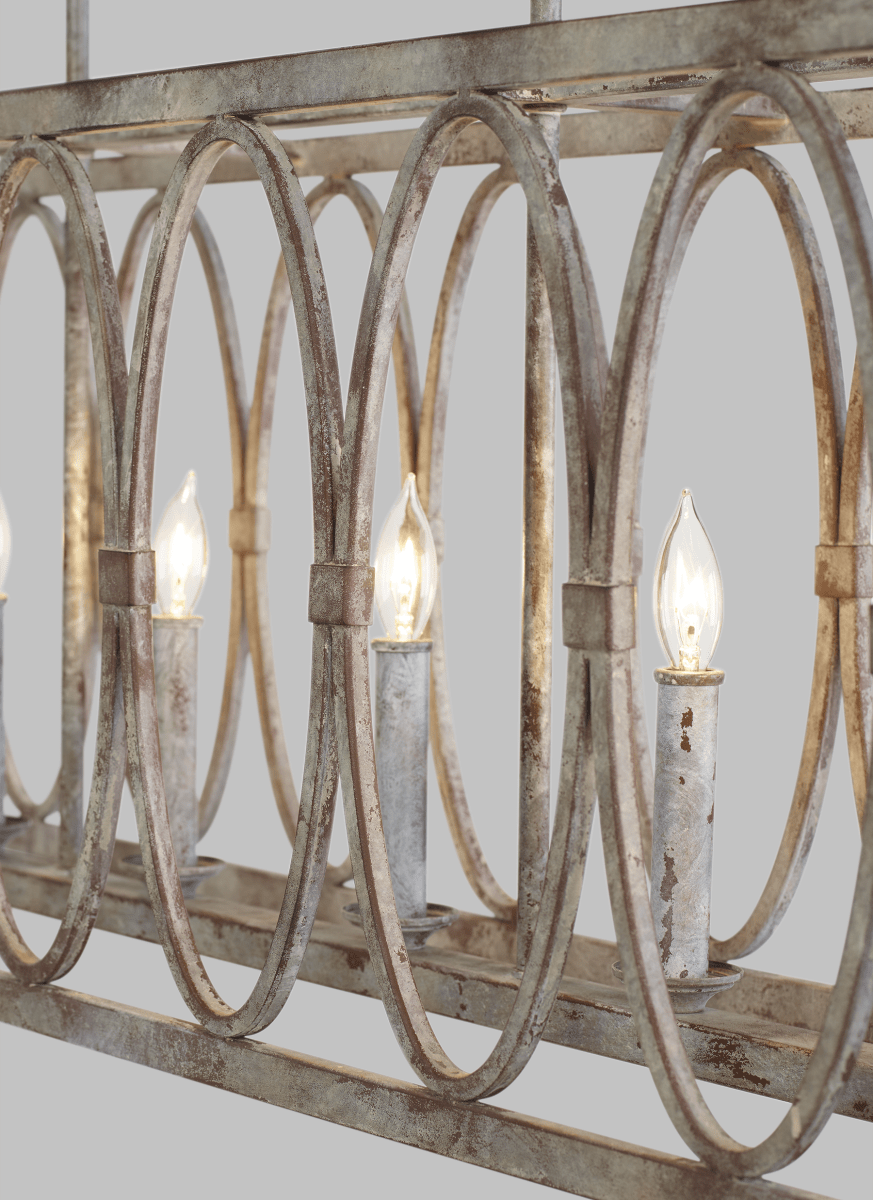 Chandelier linéaire Patrice - by Visual Comfort Studio | Luminaires & cie