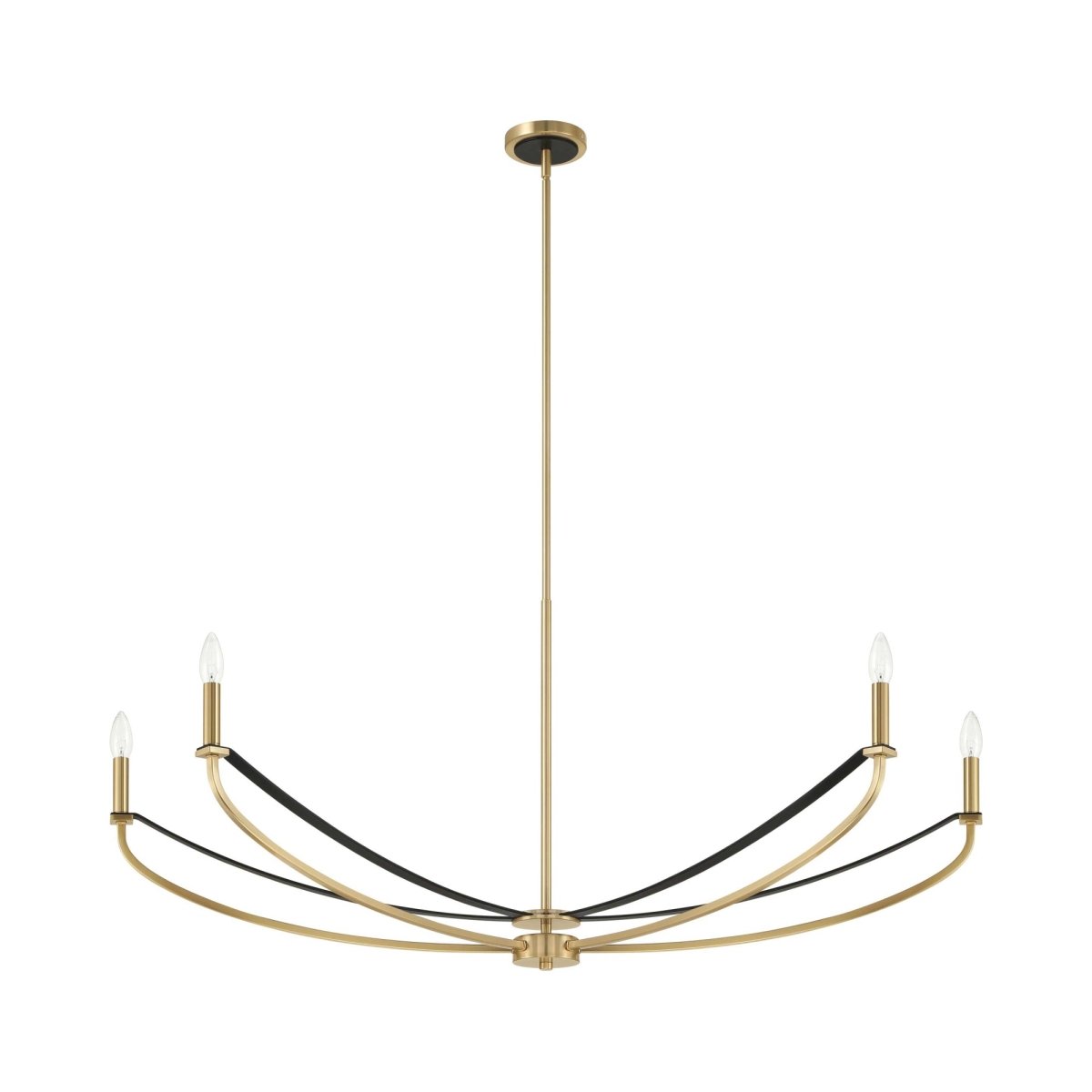 Chandelier linéaire Sussex - Champagne en bronze by Eglo | Luminaires & cie