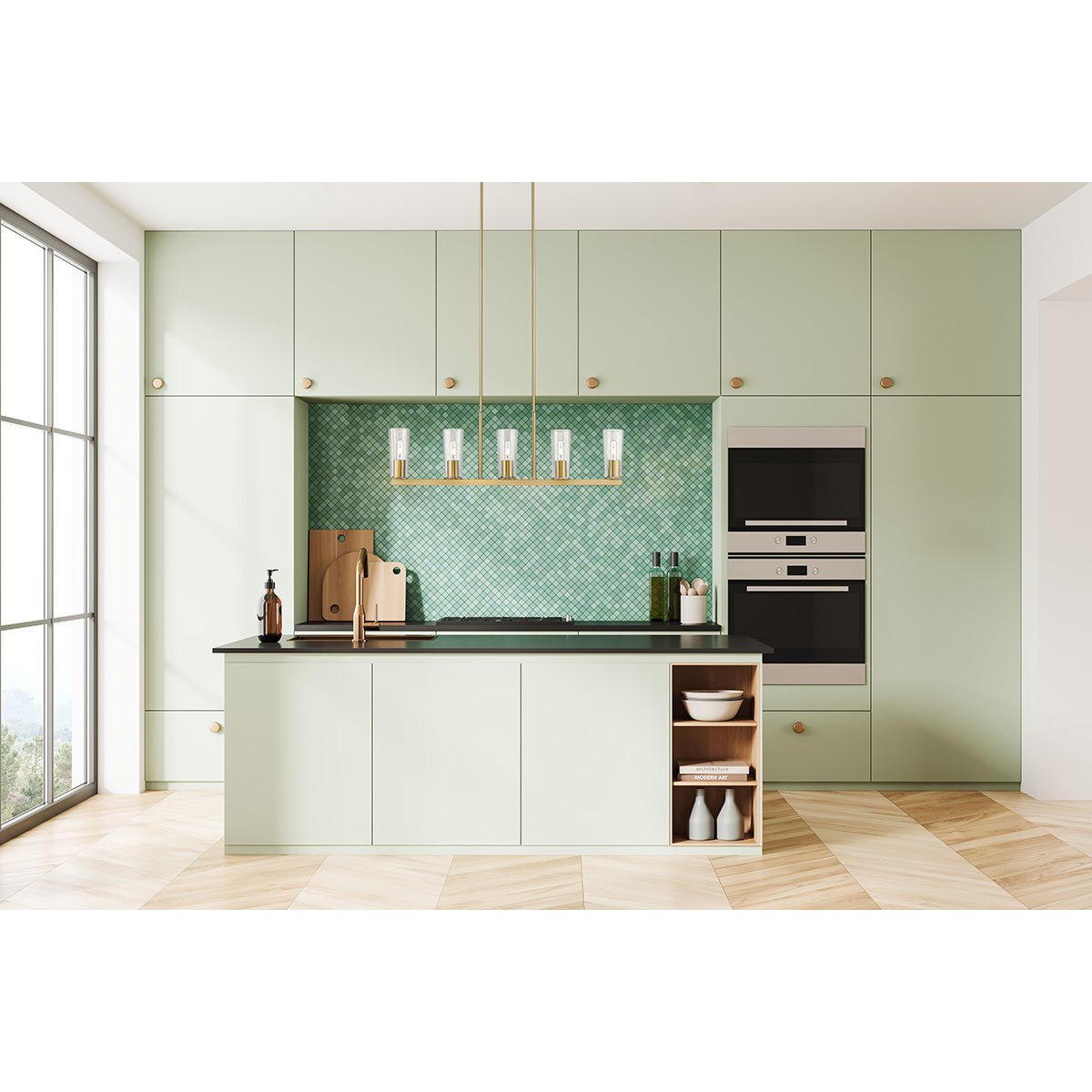 Chandelier linéaire Titus