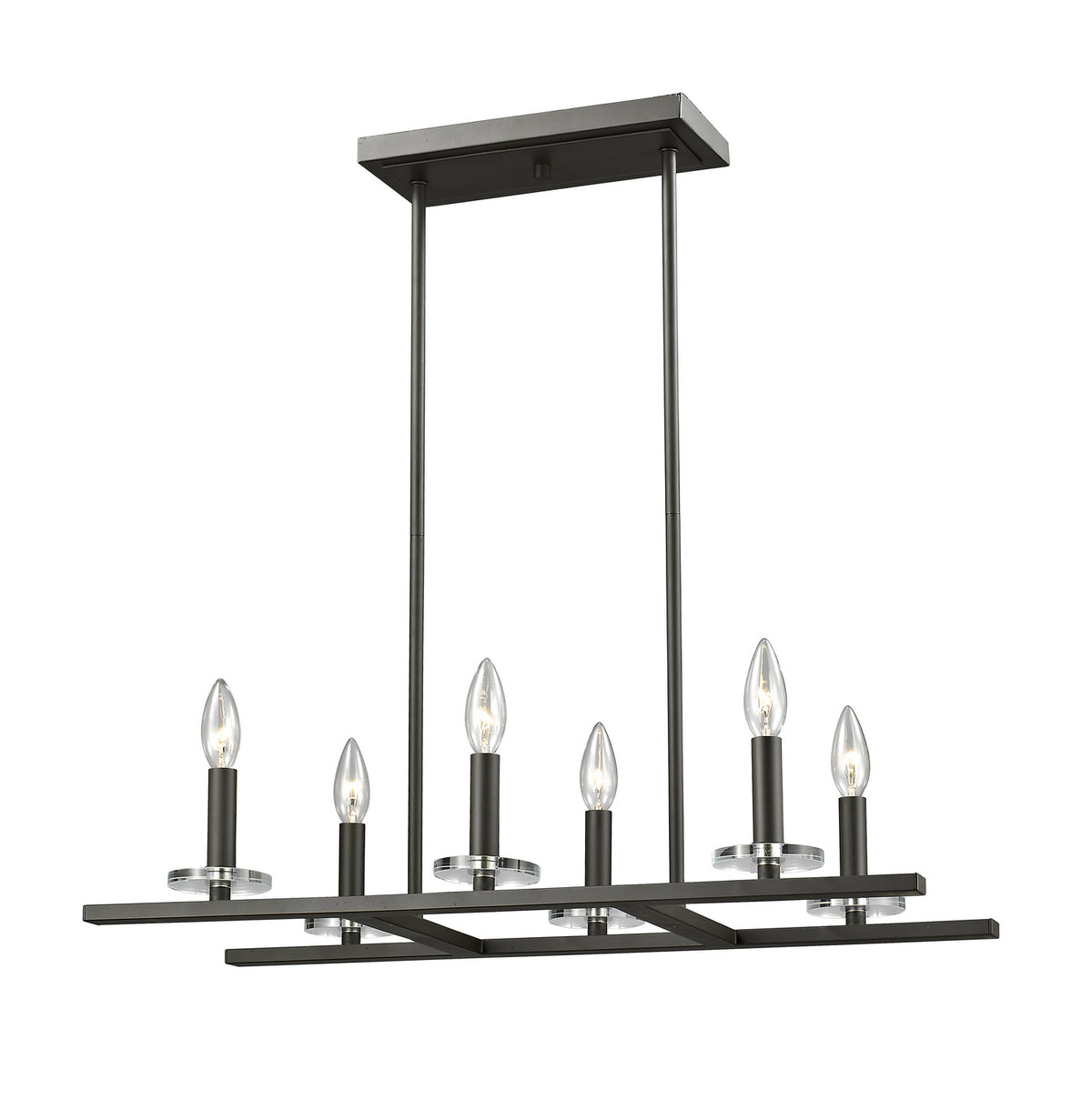 Suspension linéaire Verona Bronze, 13" – Z-Lite