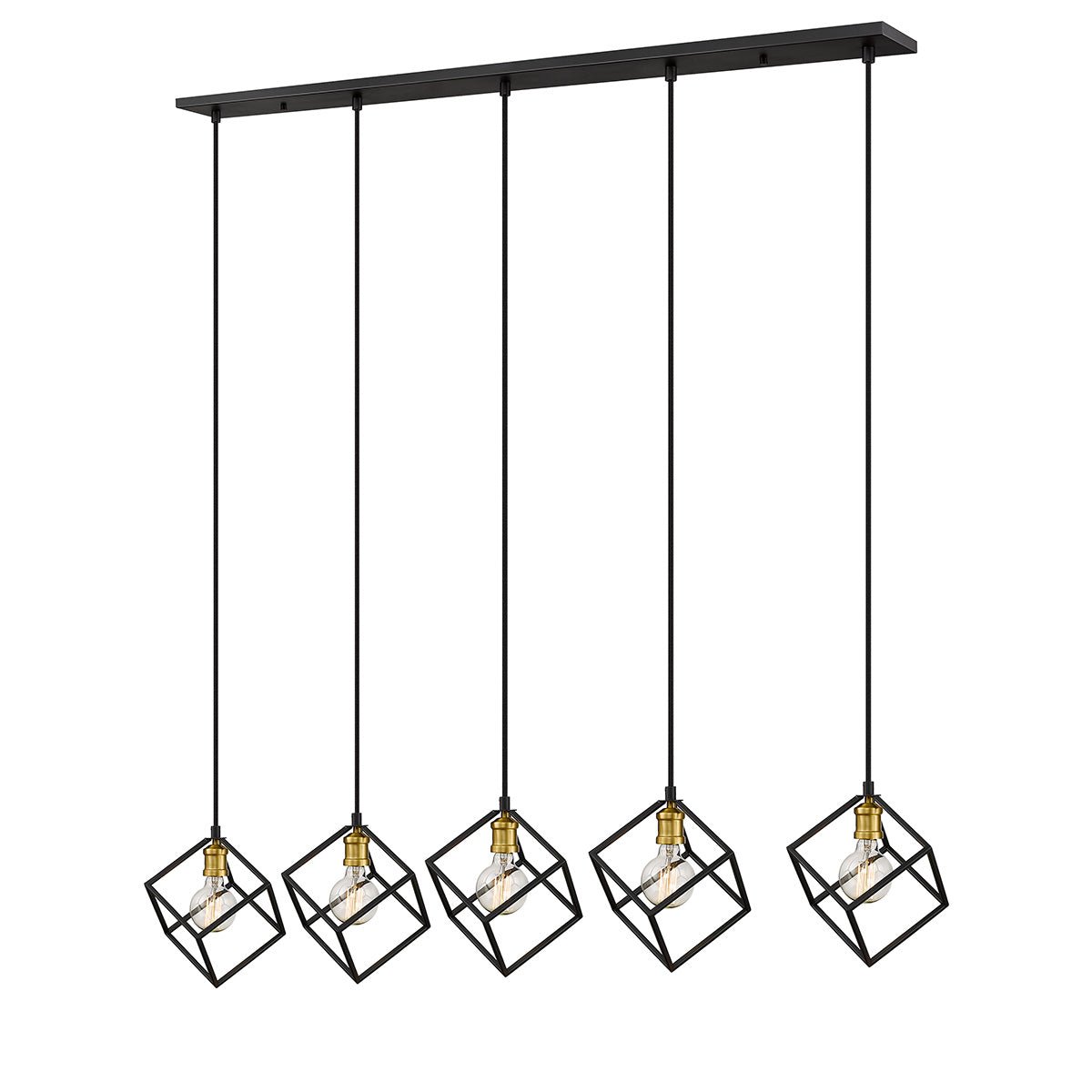 Chandelier linéaire Vertical