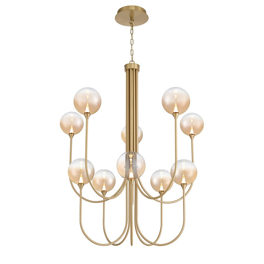 Chandelier Lisa - Or Ambre 40" by Eurofase | Luminaires & cie
