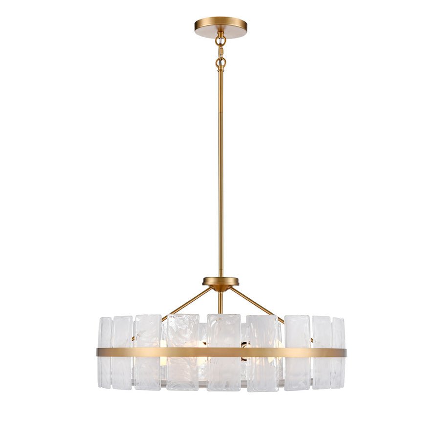 Chandelier Luna - Laiton 23 1/2" by DVI Lighting | Luminaires & cie