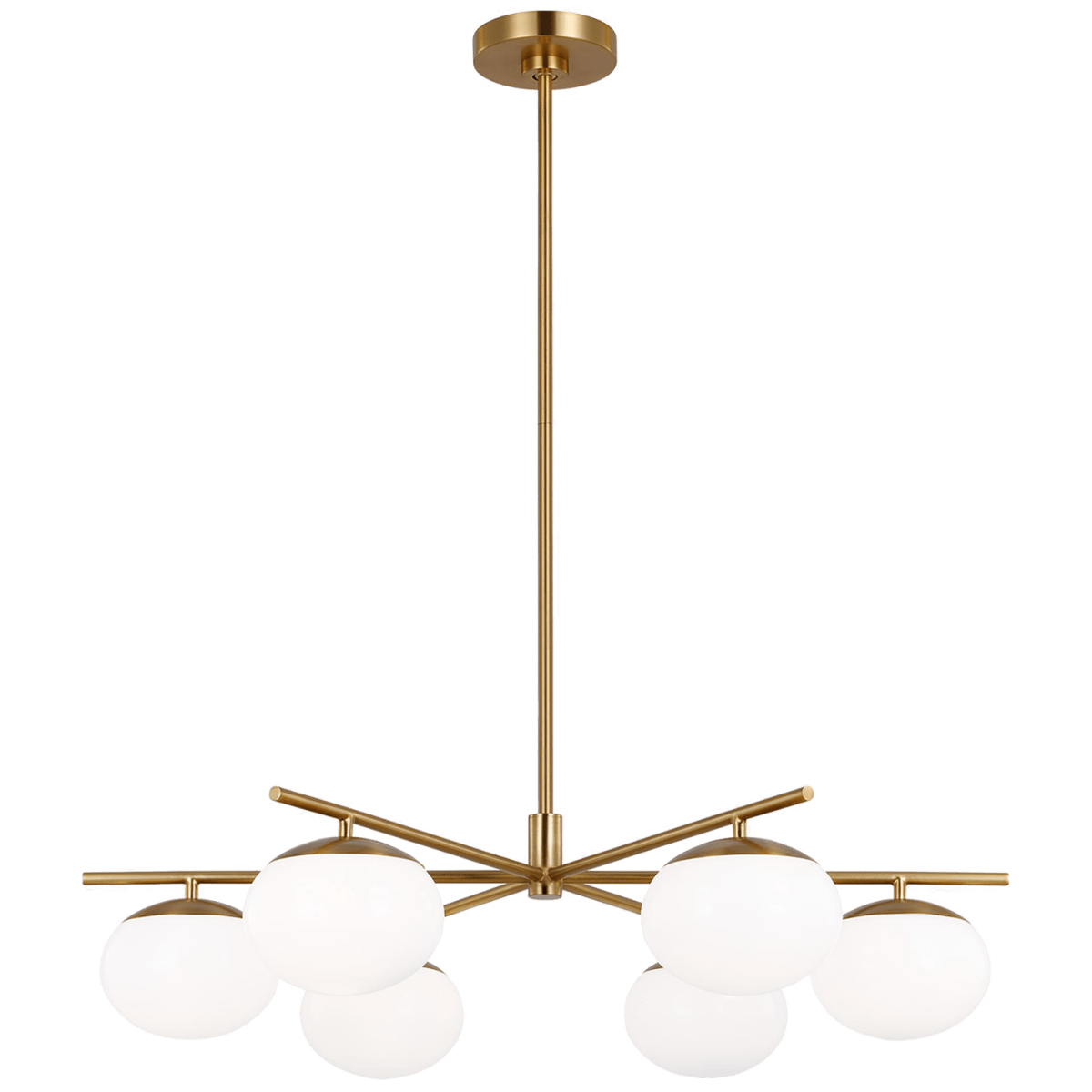 Chandelier Lune - Laiton brûlé 33 5/8" by Visual Comfort Studio | Luminaires & cie