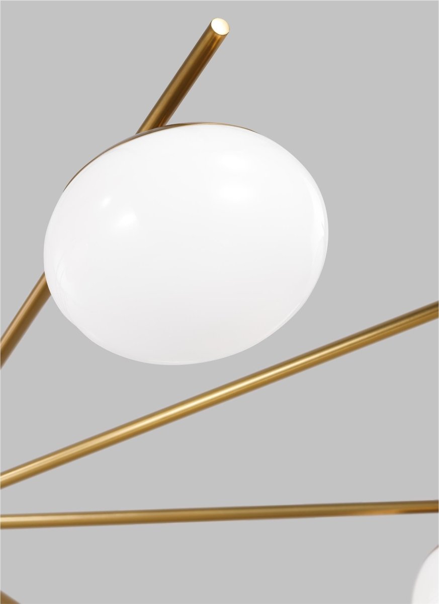 Chandelier Lune - Laiton brûlé 49" by Visual Comfort Studio | Luminaires & cie